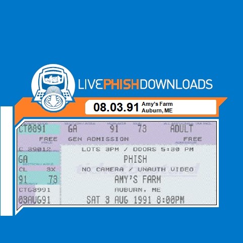 1991-08-03: Larrabee Farm, a.k.a. Amy's Farm, Auburn, ME, USA