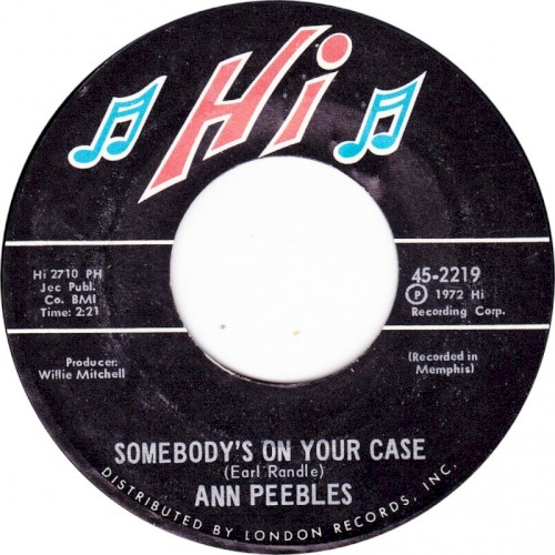 Somebody's on Your Case / I've Been There Before