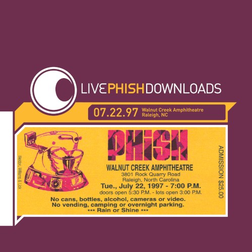 1997‐07‐22: Walnut Creek Amphitheatre, Raleigh, NC, USA