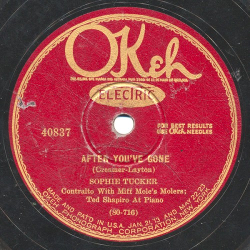 After You've Gone / I Ain't Got Nobody