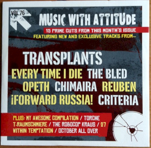 Rock Sound: Music With Attitude, Volume 76