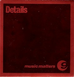 Details: Music Matters, Volume 9