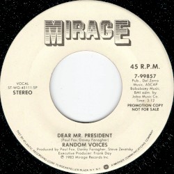 Dear Mr. President