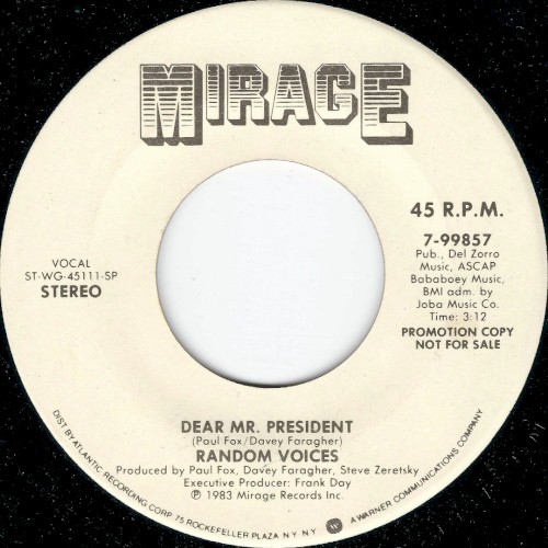 Dear Mr. President