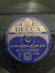 Sunrise Serenade / You Grow Sweeter as the Years Go By
