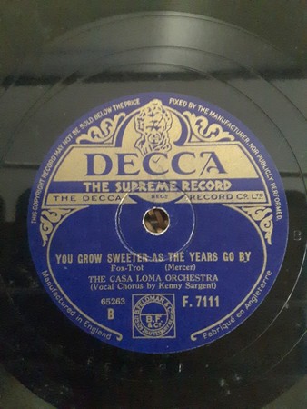 Sunrise Serenade / You Grow Sweeter as the Years Go By