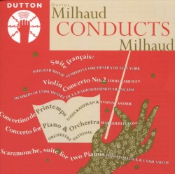 Milhaud Conducts Milhaud
