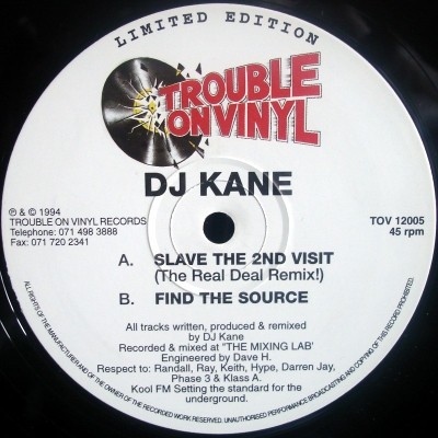 Slave the 2nd Visit (The Real Deal remix!) / Find the Source