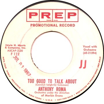 Too Good to Talk About / Good Intentions