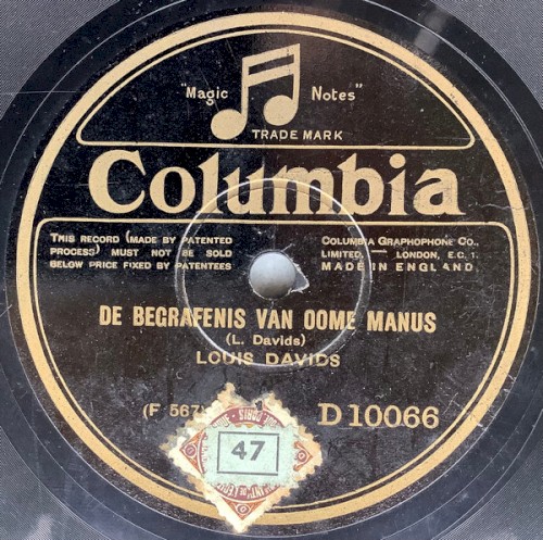 De begrafenis van oome Manus / Een liedje bij de wieg