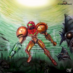 Super Metroid: Underwater Caverns