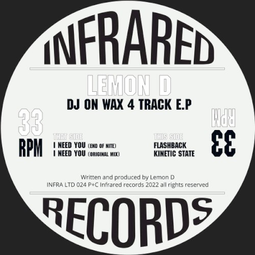 DJ On Wax 4 Track E.P