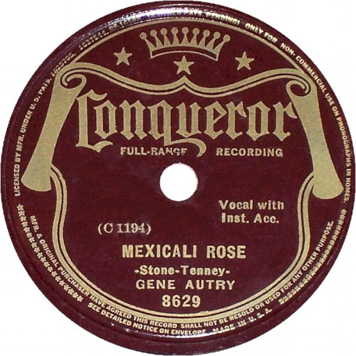 Mexicali Rose / Nobody's Darlin' But Mine