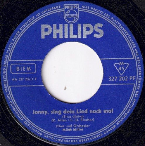 Jonny, sing dein Lied noch mal (Sing Along) / Sing Along