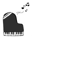 one piano
