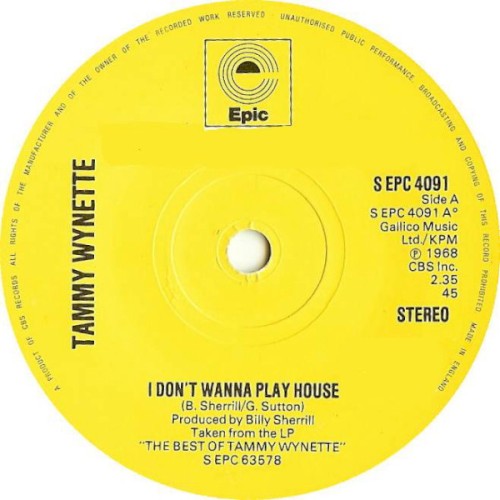 I Don’t Wanna Play House / No Charge