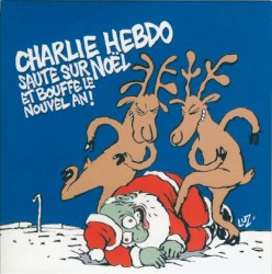 Charlie Hebdo saute sur Noël et bouffe le nouvel an