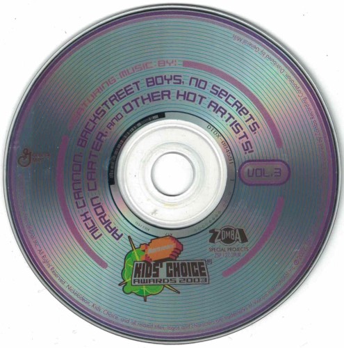 Nickelodeon Kids' Choice Awards 2003, Volume 3