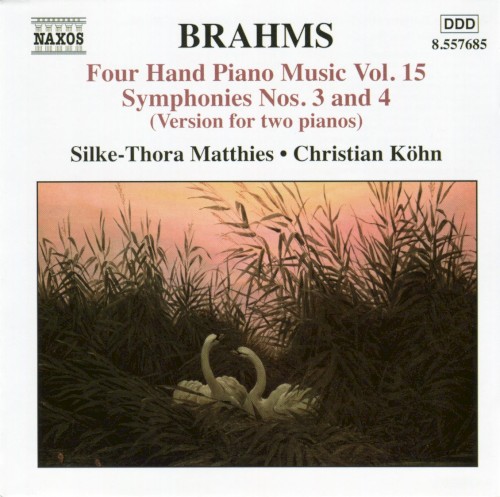 Four Hand Piano Music, Volume 15: Symphonies No. 3 and 4 (Version for two pianos)