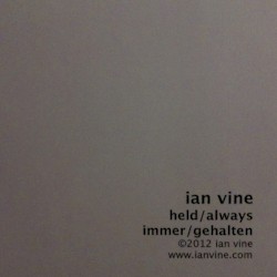 Held/Always/Immer/Gehalten