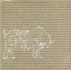 The Vim & Vigour Of Alvarius B. And Cerberus Shoal