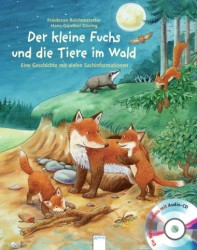 Der kleine Fuchs und die Tiere im Wald