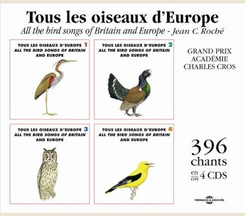 Die Vogelstimmen Europas auf 4 CDs