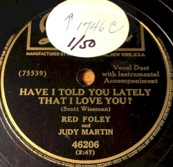 Have I Told You Lately That I Love You / Church Music