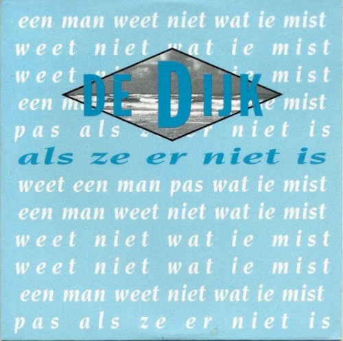 Als ze er niet is