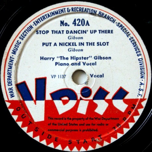 Stop That Dancin’ Up There / Put a Nickel in the Slot / Hoe Downs