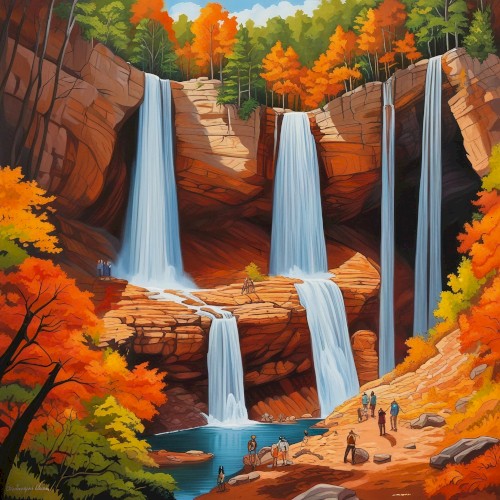Providence Canyon Creek Falls