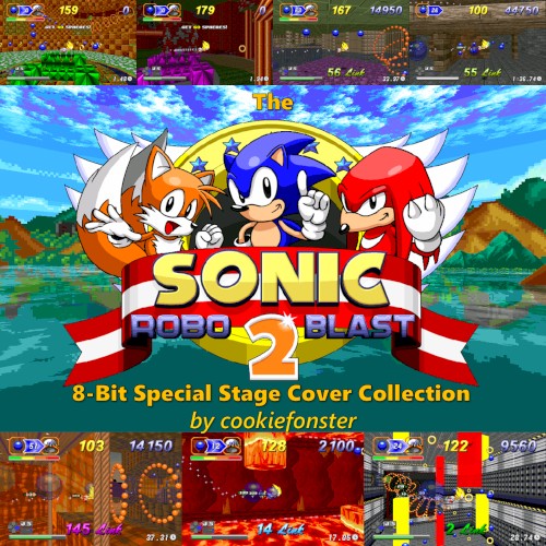 The Sonic Robo Blast 2 8‐Bit Special Stage Cover Collection