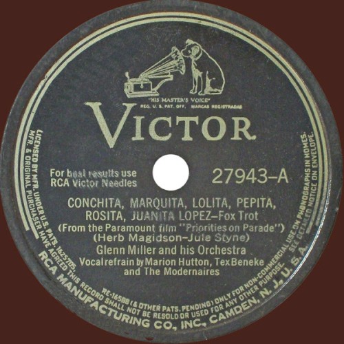 Conchita, Marquita, Lolita, Pepita, Rosita, Juanita Lopez / Long Tall Mama