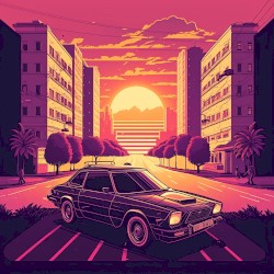 Retro Neon Drive
