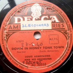 Down in Honky Tonk Town / Coal Cart Blues