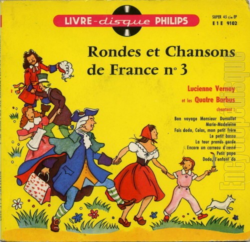Rondes et chansons de France n° 3