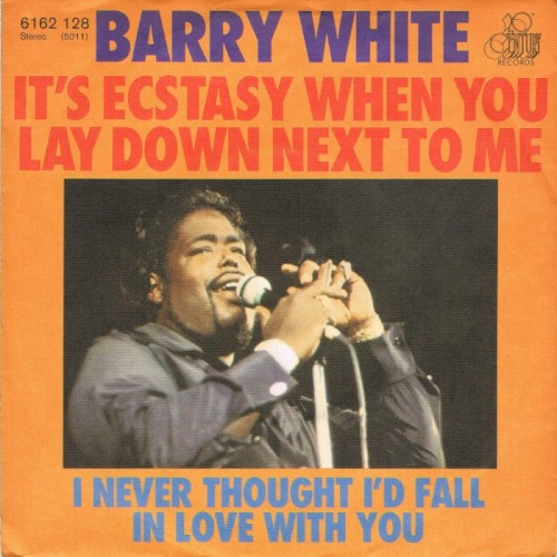 It’s Ecstasy When You Lay Down Next to Me