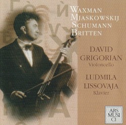 Waxman / Mjaskowskij / Schumann / Britten