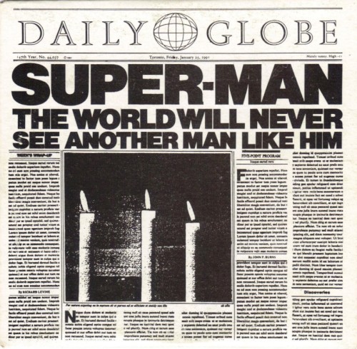 Superman’s Song