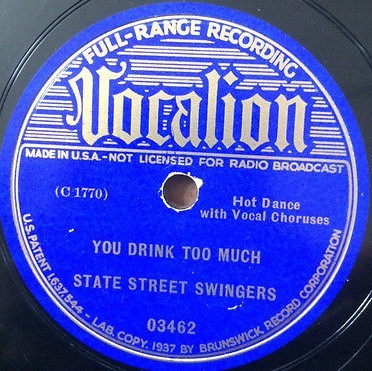 You Drink Too Much / Don't Tear My Clothes No.2