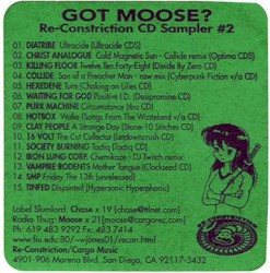 Got moose? Re-constriction CD sampler #2