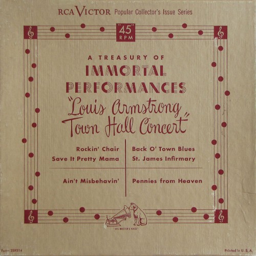 Louis Armstrong Town Hall Concert