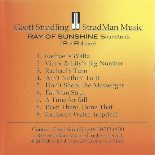 Ray of Sunshine Soundtrack (pre‐release)
