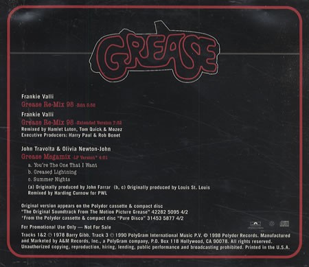 Grease Re-Mix 98 / The Grease Megamix