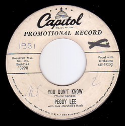 Fever / You Don't Know