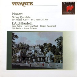 String Quintets in C major, K. 515 / in G minor, K. 516