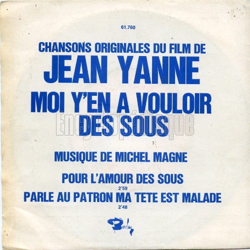 Pour l’amour des sous / Parle au patron, ma tête est malade