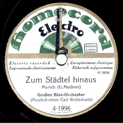 Zum Städtel Hinaus / Der Sonn' Entgegen