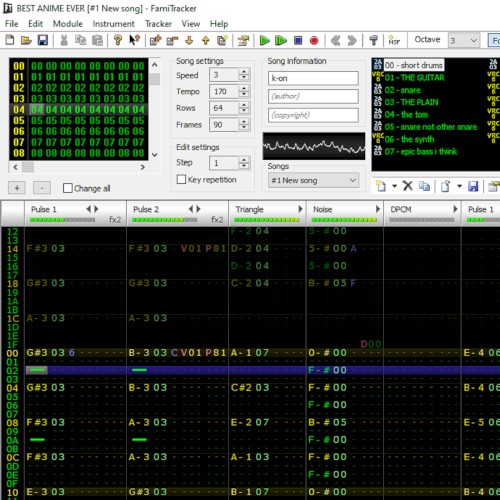 Cookiefonster’s 2019 Famitracker Covers