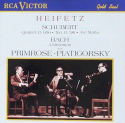 Quintet, D. 956 / Trio, D. 581 / Ave Maria / Bach: 3 Sinfonias